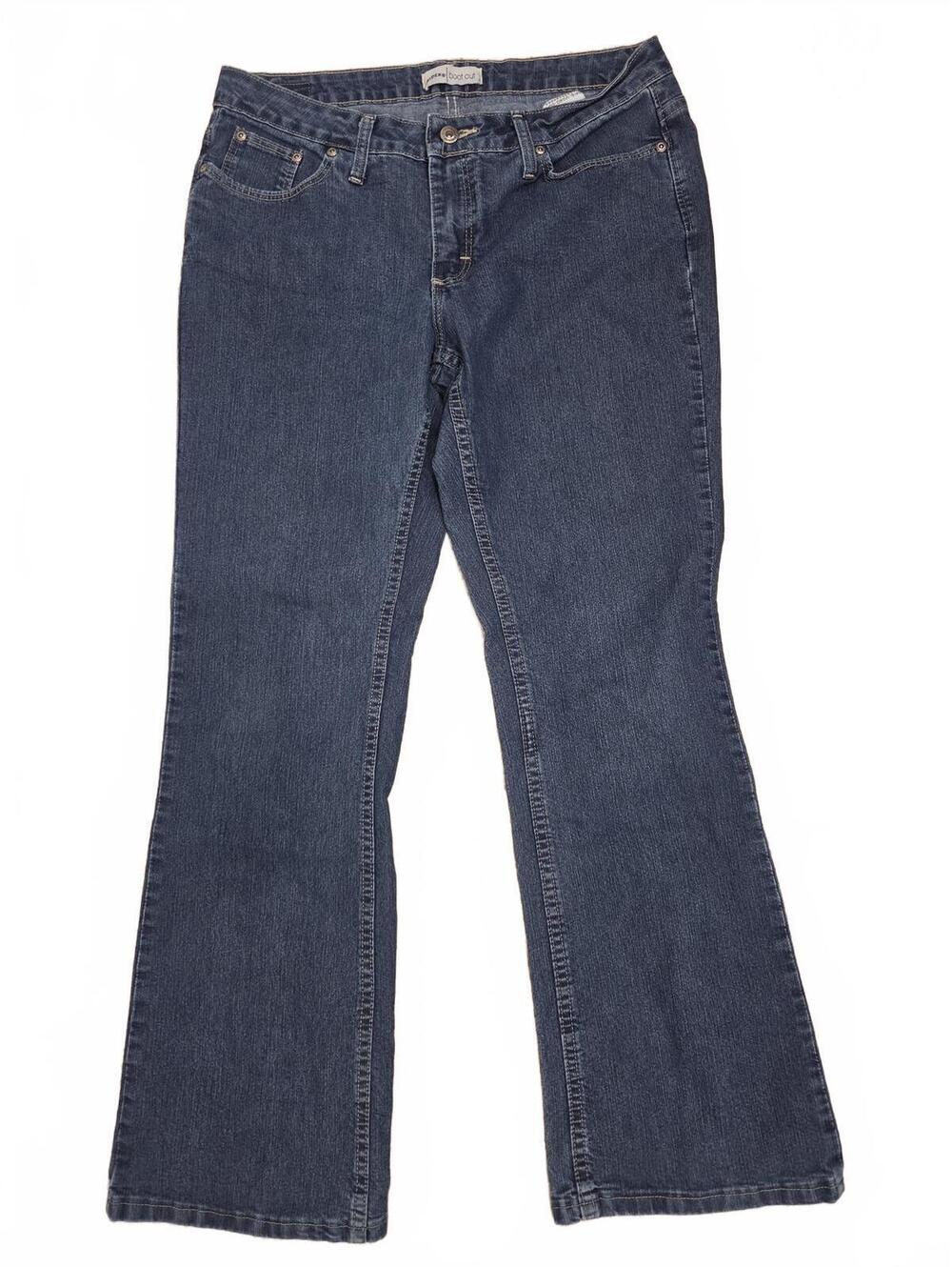 Riders by Lee Dark Blue Stretch Boot Cut Denim Jeans Womens Size 10 M